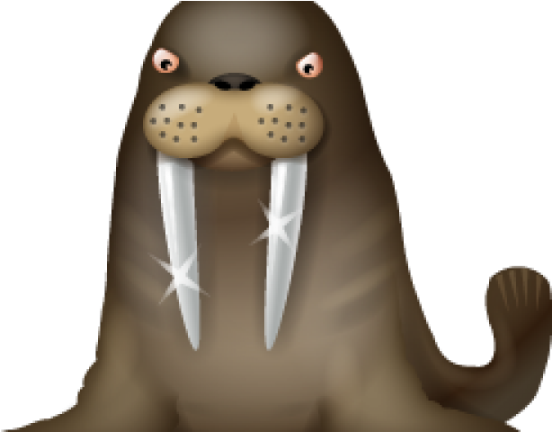 Walrus Vampire Throw Blanket (640x480), Png Download