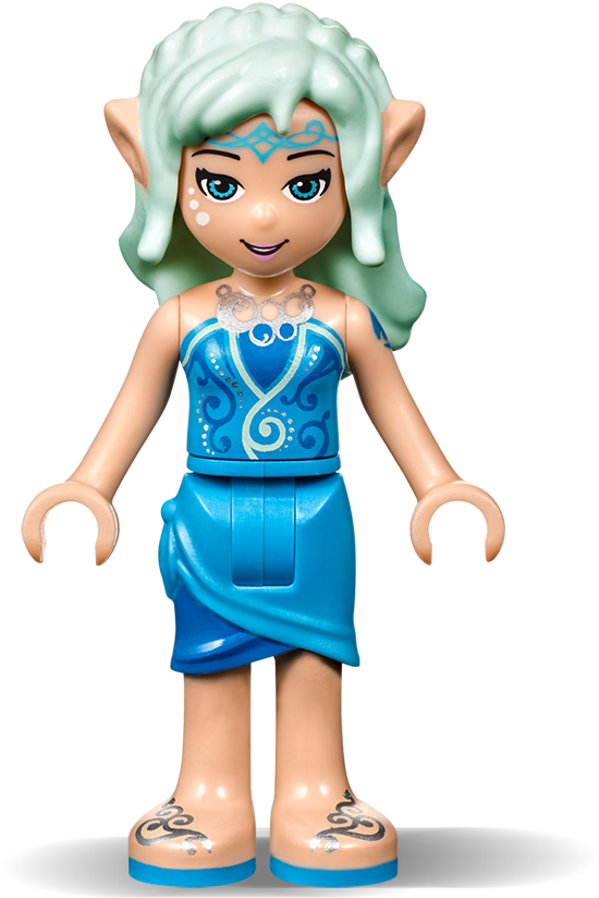 Naida, The Water Elf - Lego 41181 Naida's Gondola And The Goblin Thief Building (606x871), Png Download
