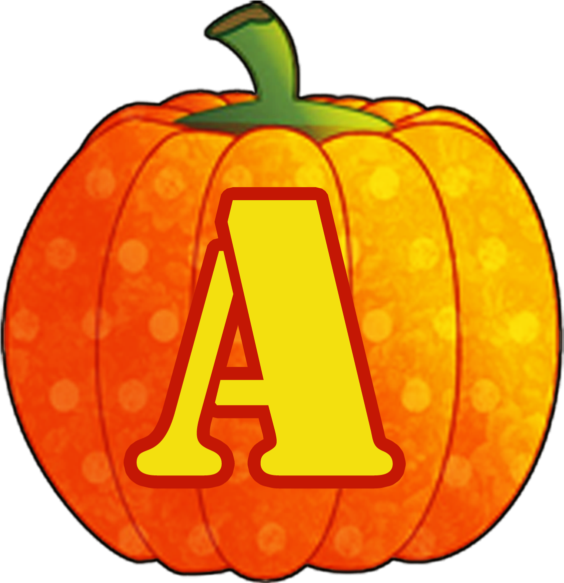 Download Alfabeto En Calabazas Letras Calabazas Full Size PNG Image