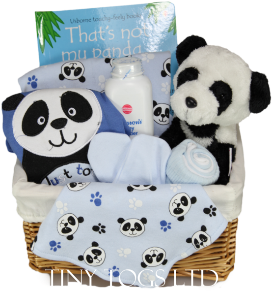 Baby Boy Gift Basket Hamper With A 5 Piece Layette - Gift (580x660), Png Download