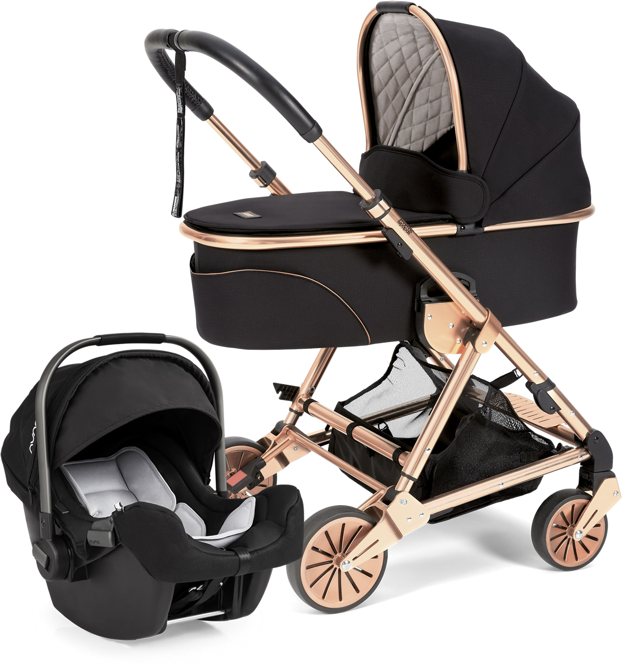 Mamas & Papas Urbo 2 Stroller, Signature Edition - Mamas And Papas Urbo Rose Gold (1227x1292), Png Download