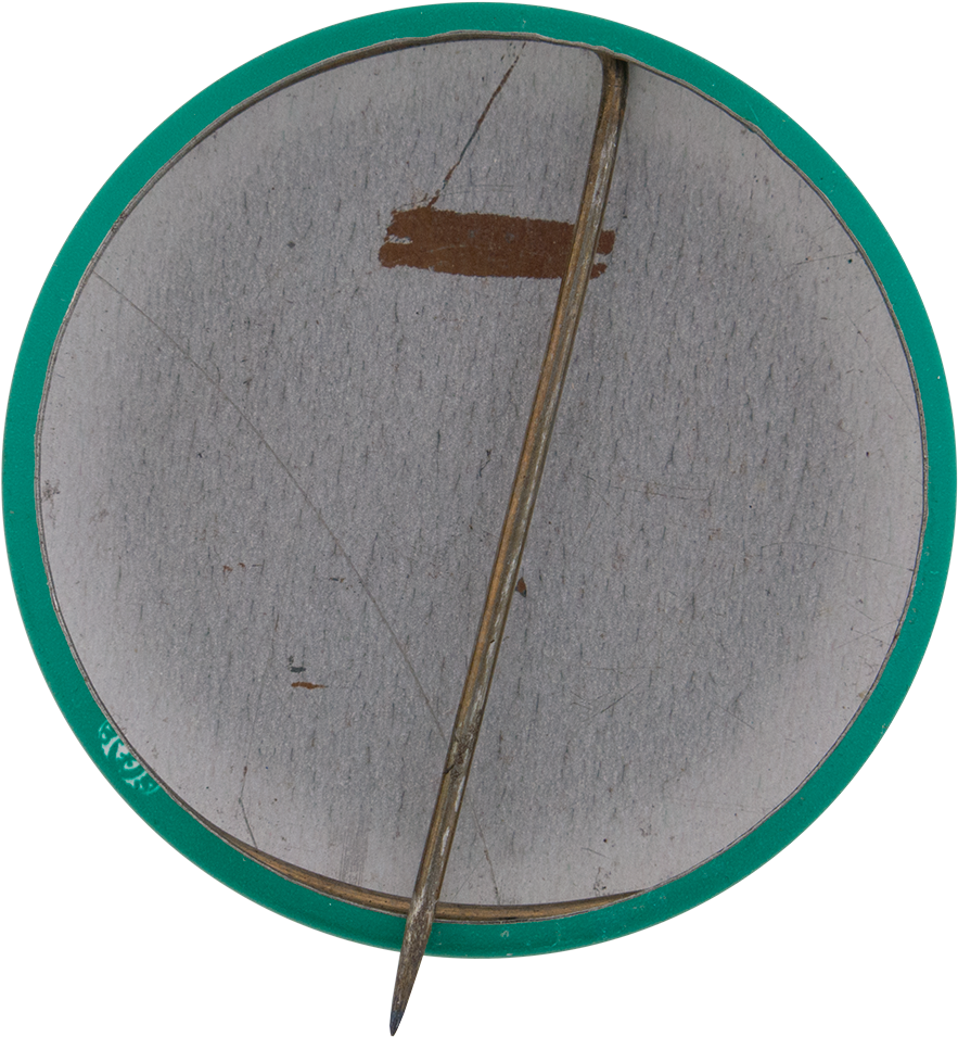 Beautiful Chicago Green Button Back Chicago Button - Circle (1000x1051), Png Download