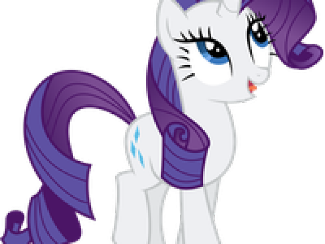 My Little Pony Clipart Transparent Background - My Little Pony Angry Rarity (640x480), Png Download