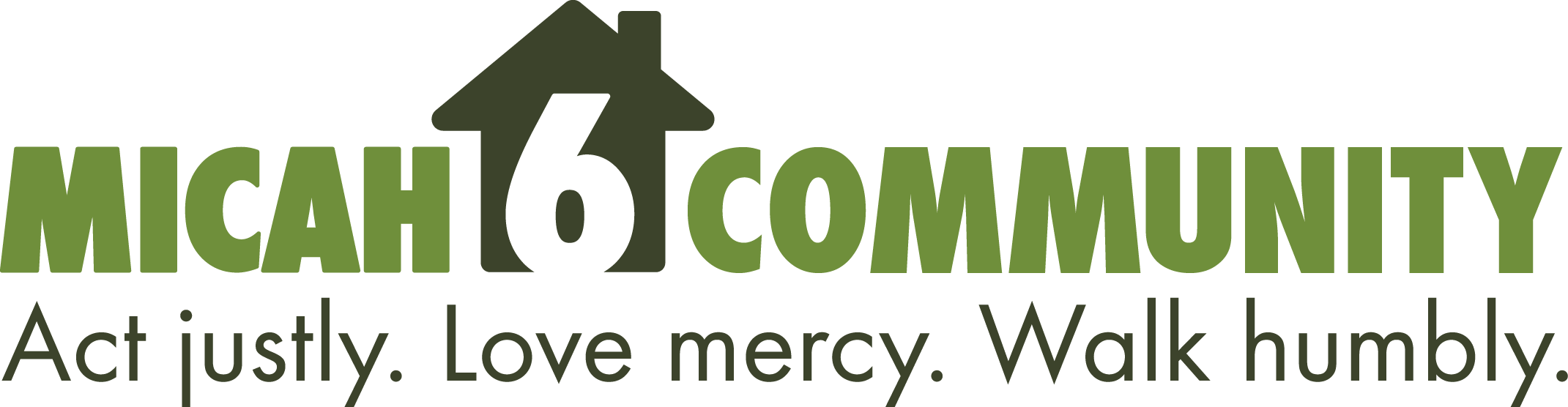 Micah 6 Community - Sign (2141x556), Png Download