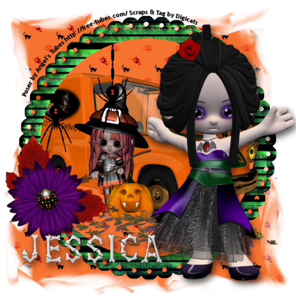 I Have Three Different Versions Of This Little Goth - Japanese Dolls (600x600), Png Download