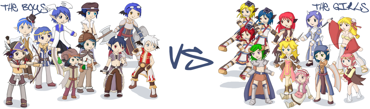 History - - Boy Vs Girl Boy Wins (1195x350), Png Download
