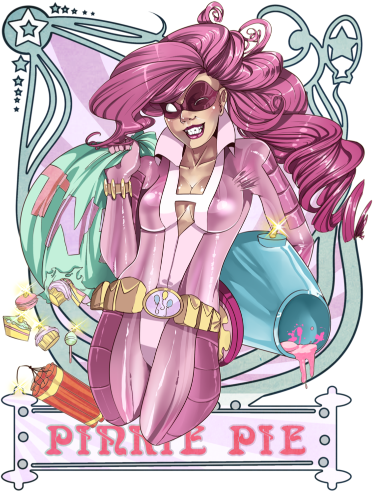 Pinkie Pie Rarity Rainbow Dash Twilight Sparkle Applejack - Mlp Superheroes Fanart (786x1017), Png Download