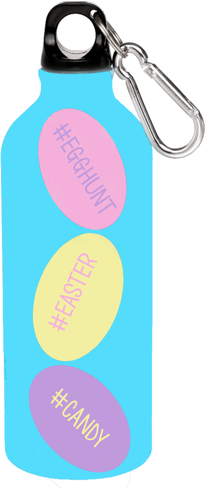 #easter Bottle - Aluminum Water Bottles Custom Printed With Logo 20 (1000x1000), Png Download