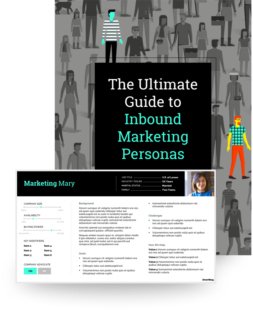 Inbound Marketing Personas Guide - Fifty Shades Of Marketing: Whip Your Business Into (888x1086), Png Download