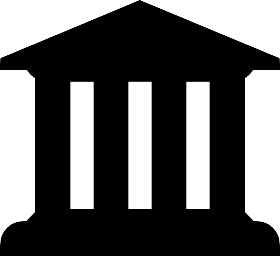 Clipart Black And White Construction Svg Building - Co Operative Bank Icon (980x898), Png Download