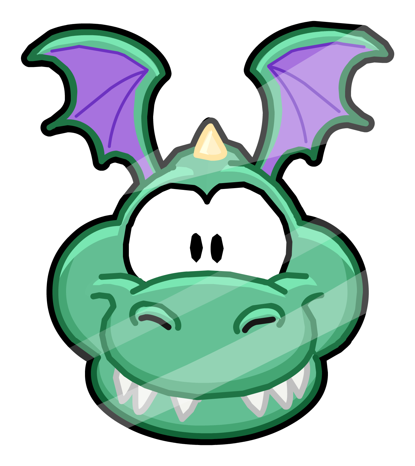 Medieval Monster Pin Icon - Club Penguin Dragon Pin (1401x1573), Png Download
