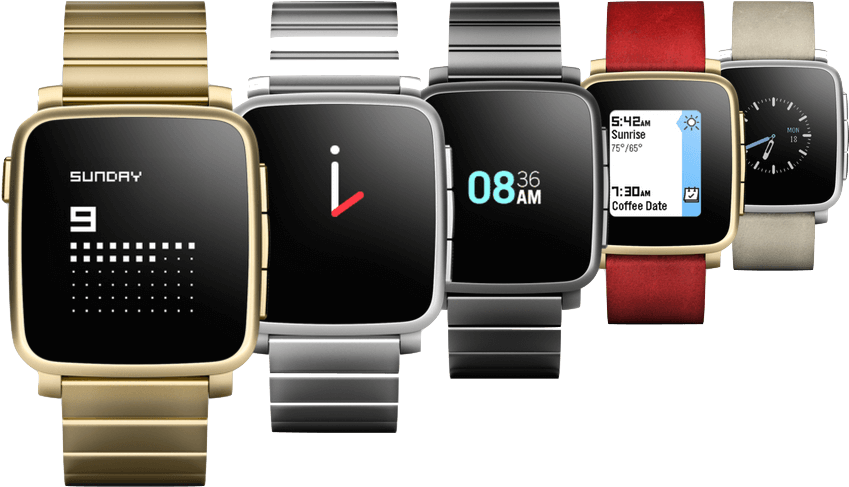 The Leather Band Fits Wrists With A Circumference Between - Bracelet Pebble Time Steel (878x514), Png Download