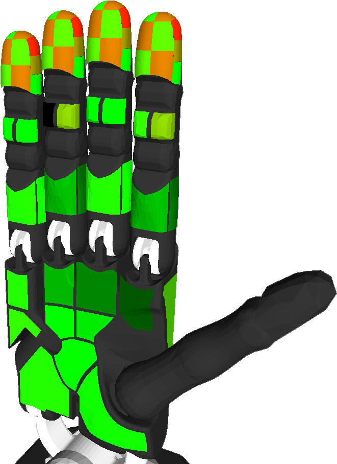 Sensorized Shadow Robot Hand Palm, Proximal And Middle - Scuba Diving (682x936), Png Download