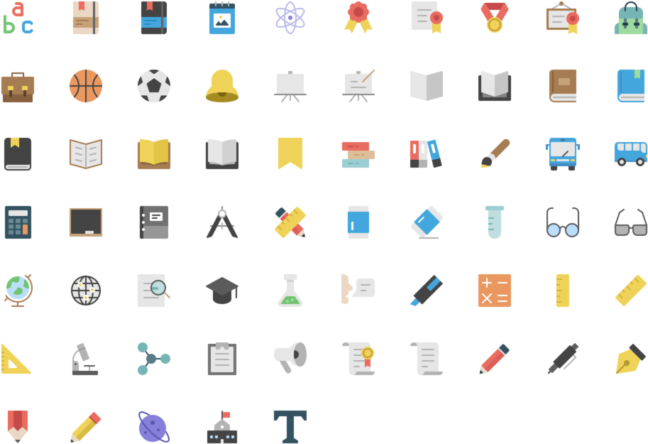 School Icons - Illustration (960x672), Png Download