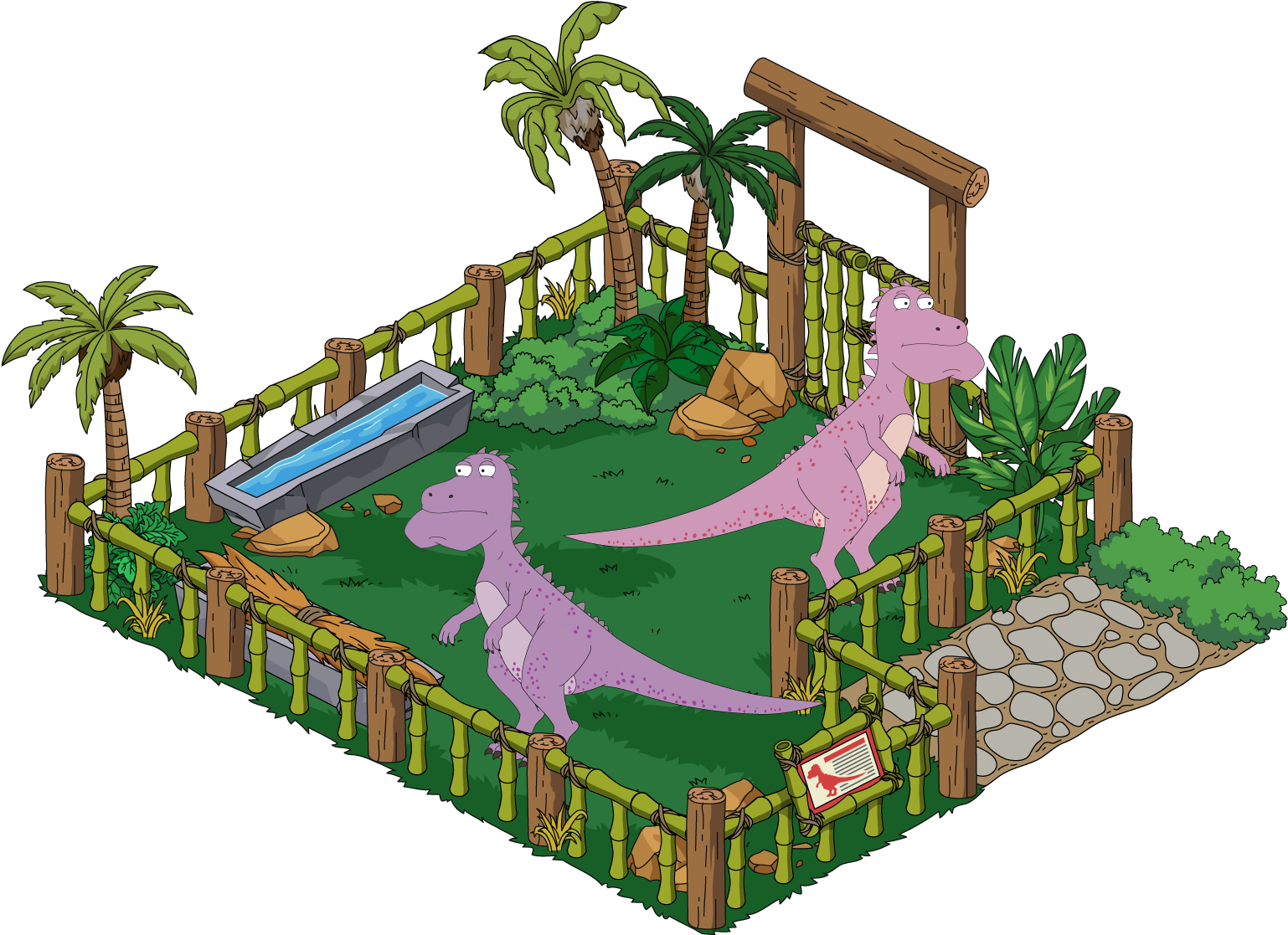 Fg Building Herpesauruspen - Wiki (1701x1126), Png Download