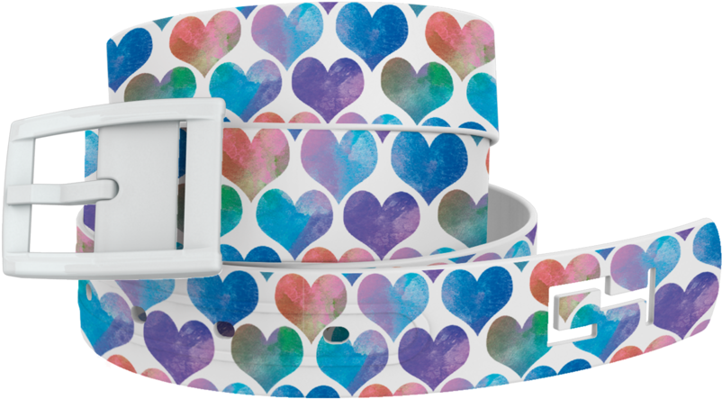 Watercolor Hearts Blue Classic - Watercolor Painting (1024x1024), Png Download