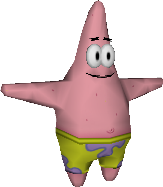 Download Zip Archive - Spongebob Employee Of The Month Game Models (750x650), Png Download
