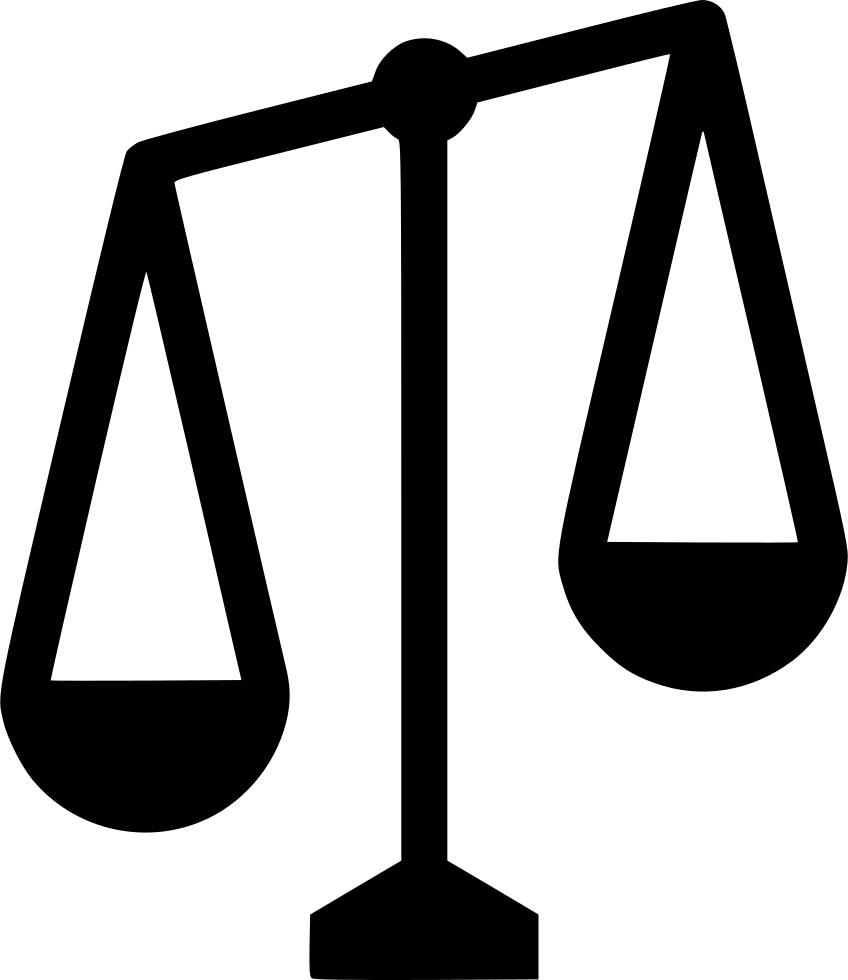 Tipping Svg Icon Free - Scale Png Black Icon (848x980), Png Download