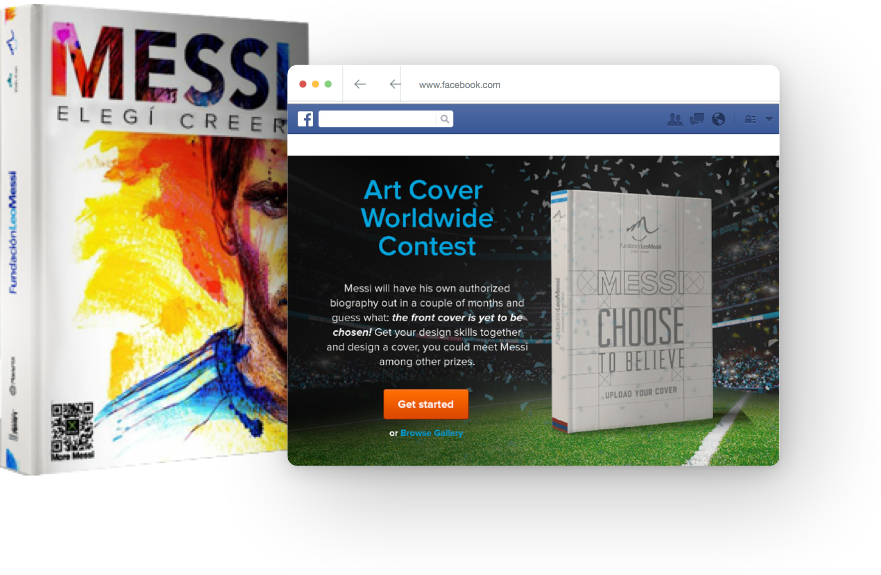 The Winning Design Not Only Gets To Become The Official - Elegi Creer:messi - Vv.aa. (1770x1156), Png Download