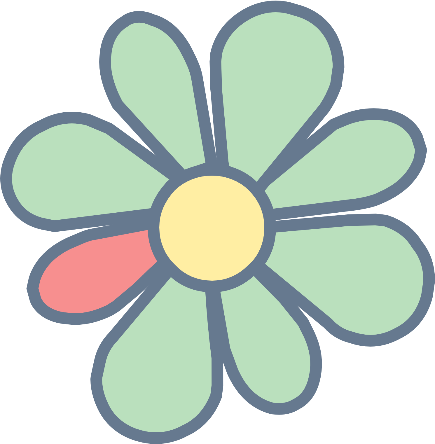 This Is A Picture Of A Flower With Eight Petals That - Payments Canada Logo (1600x1600), Png Download