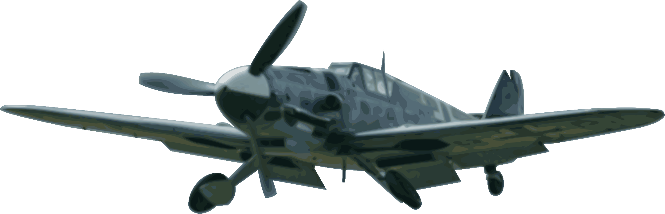 This Free Icons Png Design Of Messerschmidt Bf109g (2165x699), Png Download