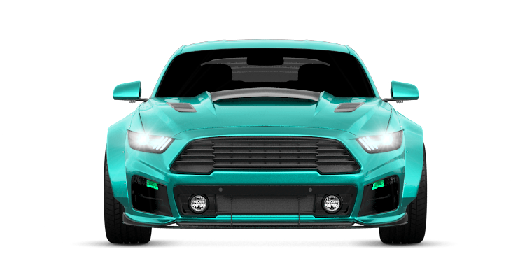 Mustang Gt'15 By Kaneki-ken - Coupé (1004x500), Png Download