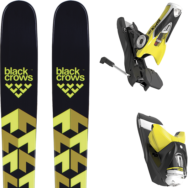 Black Crows Orb 2019 Look Spx 12 Dual Wtr B120 Black - Ski Head Twin Tips (600x600), Png Download