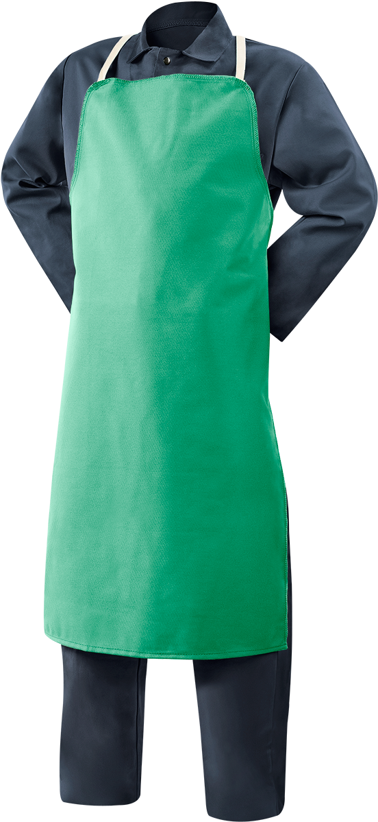 Begin Left Part Within Show Default - Steiner 10325 Bib Apron, Weldlite Green 9-ounce Flame (1200x1200), Png Download