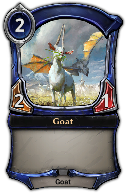 Goat - Eternal Card Game Oni (529x801), Png Download