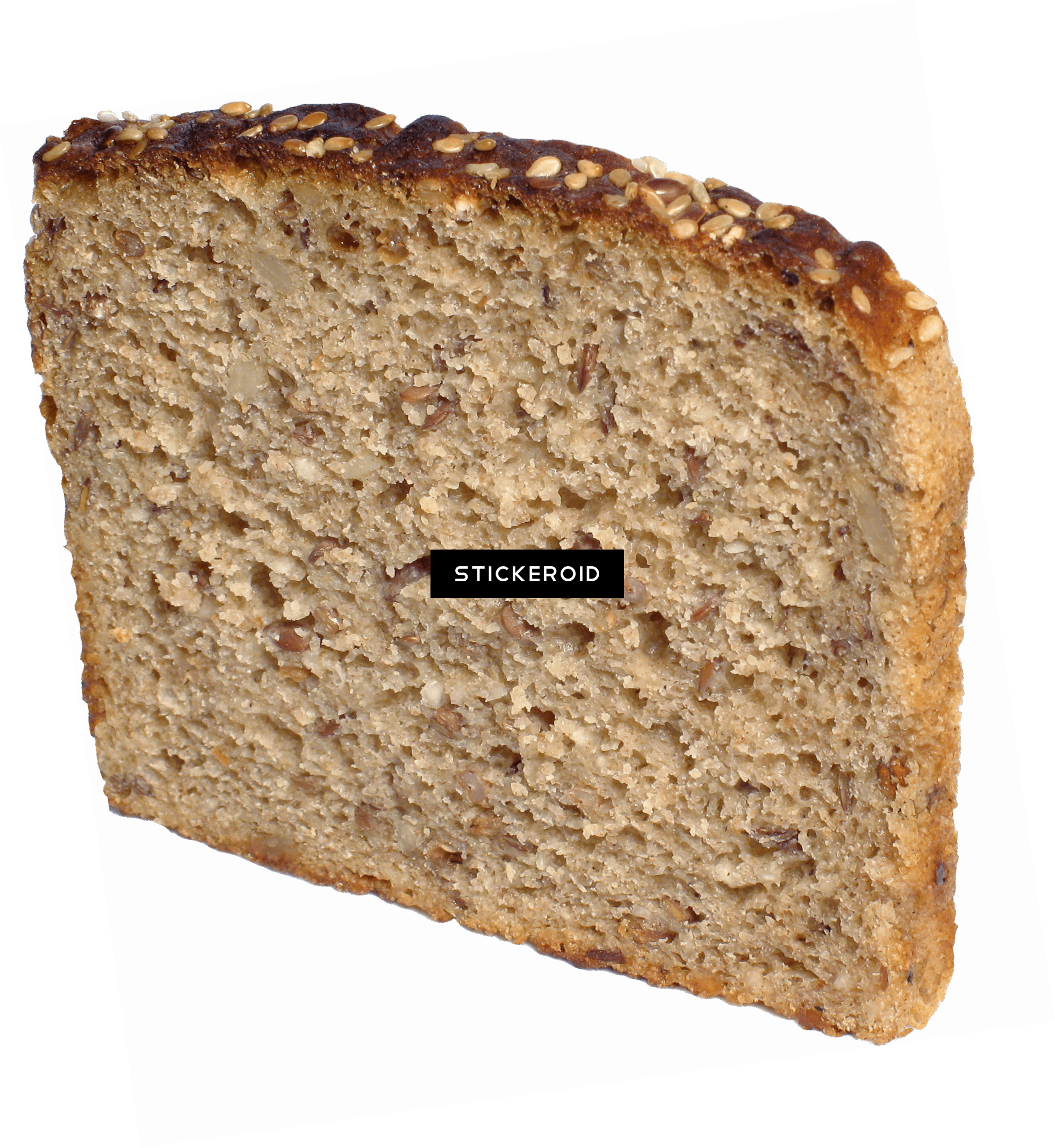 Slice Of Brown Bread - Whole Wheat Bread (1963x2137), Png Download