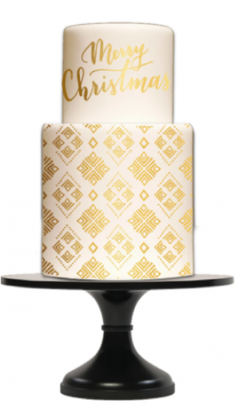 Silho Stencil Boho Beat - Cake Decorating Central (578x578), Png Download