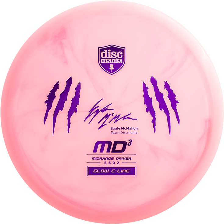 Discmania Md3 C 51d19352bdbac - Discmania Md3 Colour Glow C Line Eagle Mcmahon Signature (800x800), Png Download