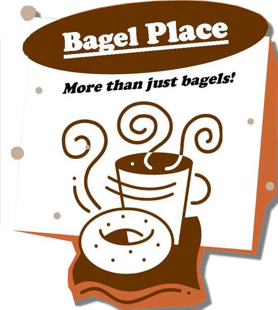 Png Transparent Place Amarillo Texas - Bagels And Coffee Clipart (549x611), Png Download