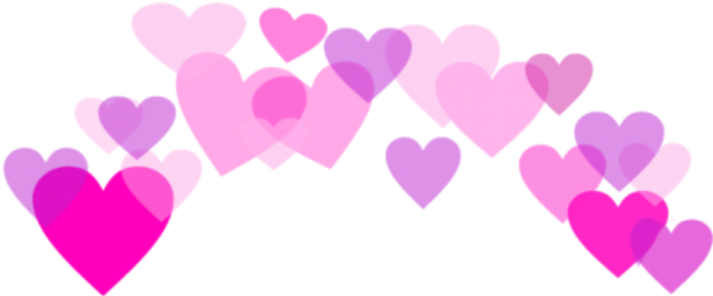 Heart Hearts Crown Crowns Kawaii Cute - Heart Crowns Png (1024x1024), Png Download