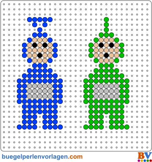 Teletubbies Hama Beads (575x575), Png Download