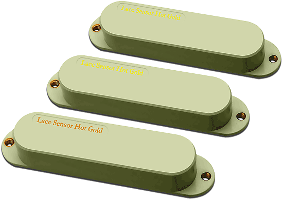 Hot Gold 3-pack W/ Hot Bridge Mint Colored Covers - Lace Sensor Hot Gold With Hot Bridge 3-pack (555x555), Png Download