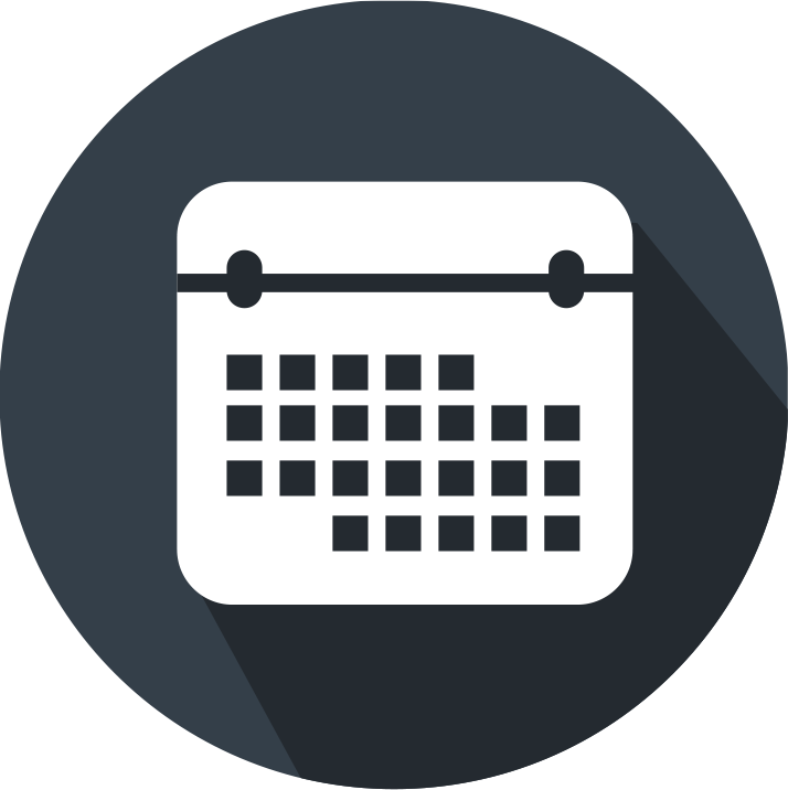 Training Calendar - Fiscal Year End Icon (714x716), Png Download