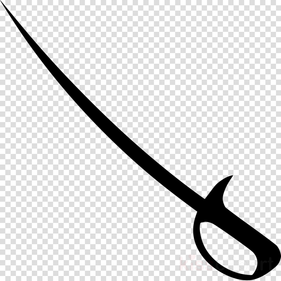 Cavalry Sword Png Clipart Sabre Sword Clip Art - Cavalry Saber Clip Art (900x900), Png Download