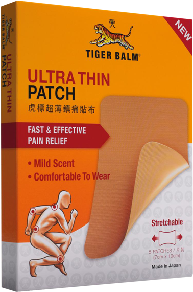 Tiger Balm Ultra Thin Patch (709x680), Png Download