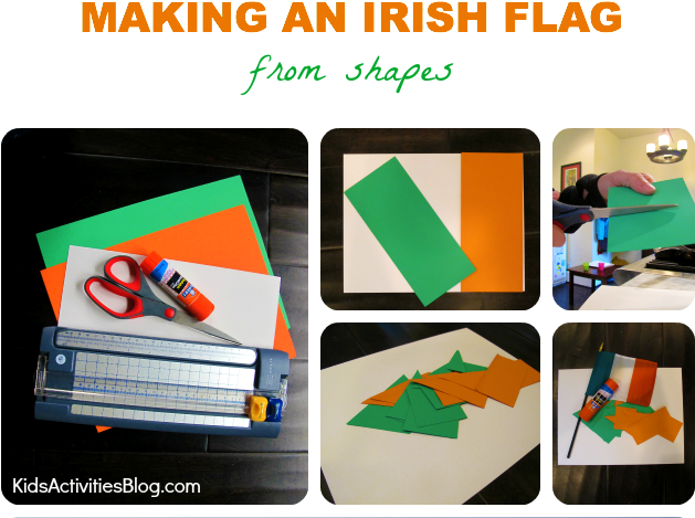 Here's A Fun St Patricks Day Flag Craft For Kids - Saint Patrick's Day (650x495), Png Download