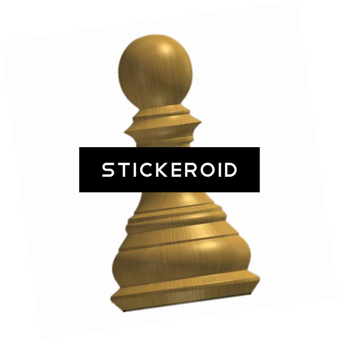 Wooden Chess Pawn - Duke Nukem (676x677), Png Download