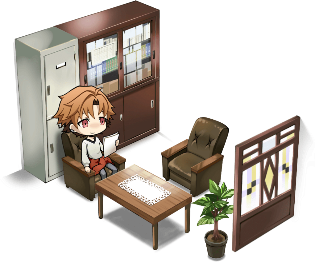 Office Reception5 - Bungou Stray Dogs Mayoi Office (1020x880), Png Download