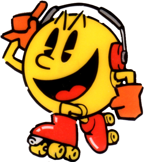 Pacman-headphones - Pac-man (548x581), Png Download