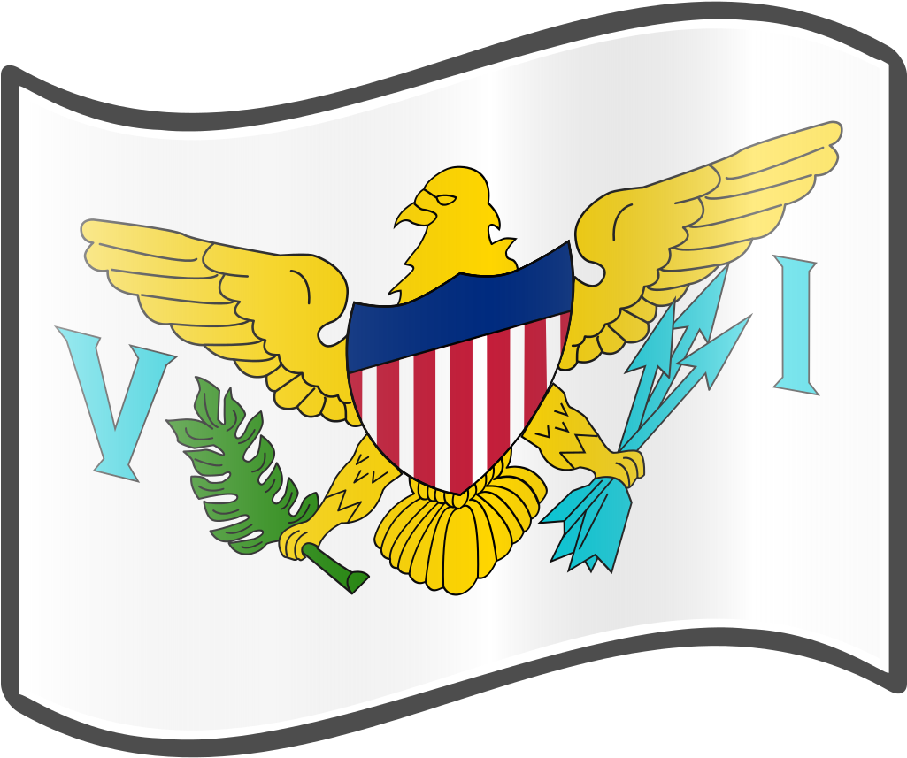 Nuvola Us Virgin Islands Flag - Flag Of The United States Virgin Islands (1024x1024), Png Download