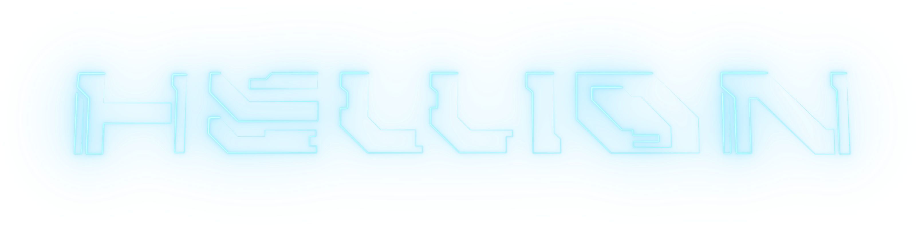 Hellion Blue Glow Http - Parallel (3360x880), Png Download