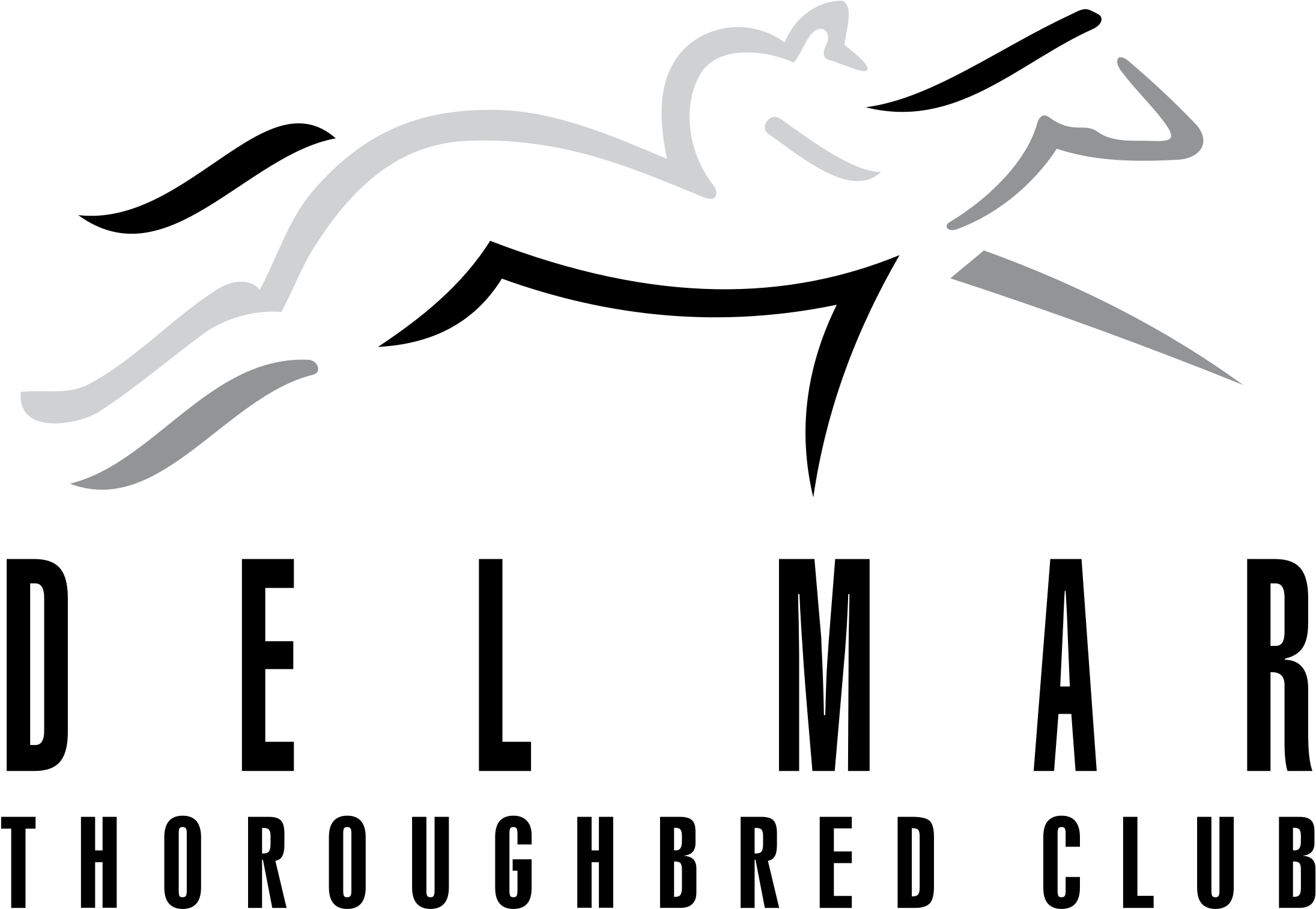 Del Mar Thoroughbred Club Logo Png Transparent - Del Mar Race Track Logo (2400x2400), Png Download