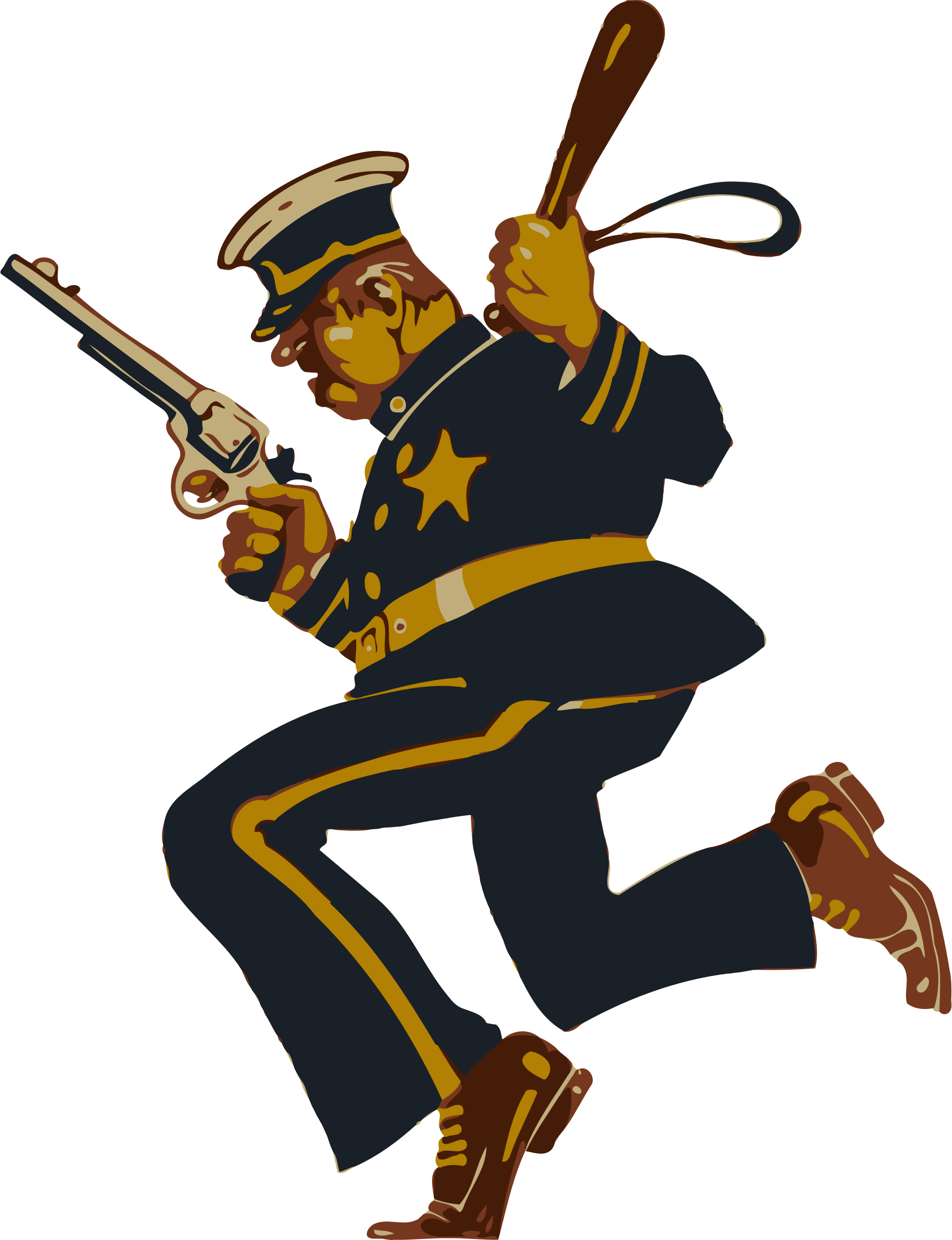 This Free Icons Png Design Of Policeman 3 (1844x2400), Png Download