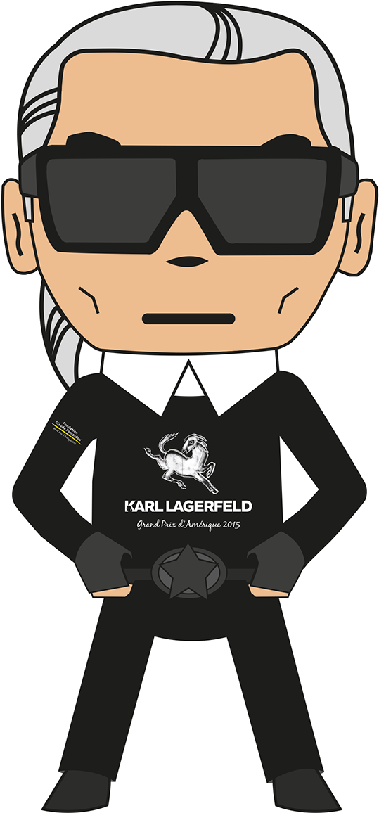 Karl Lagerfeld Icon Illustration (1200x1697), Png Download