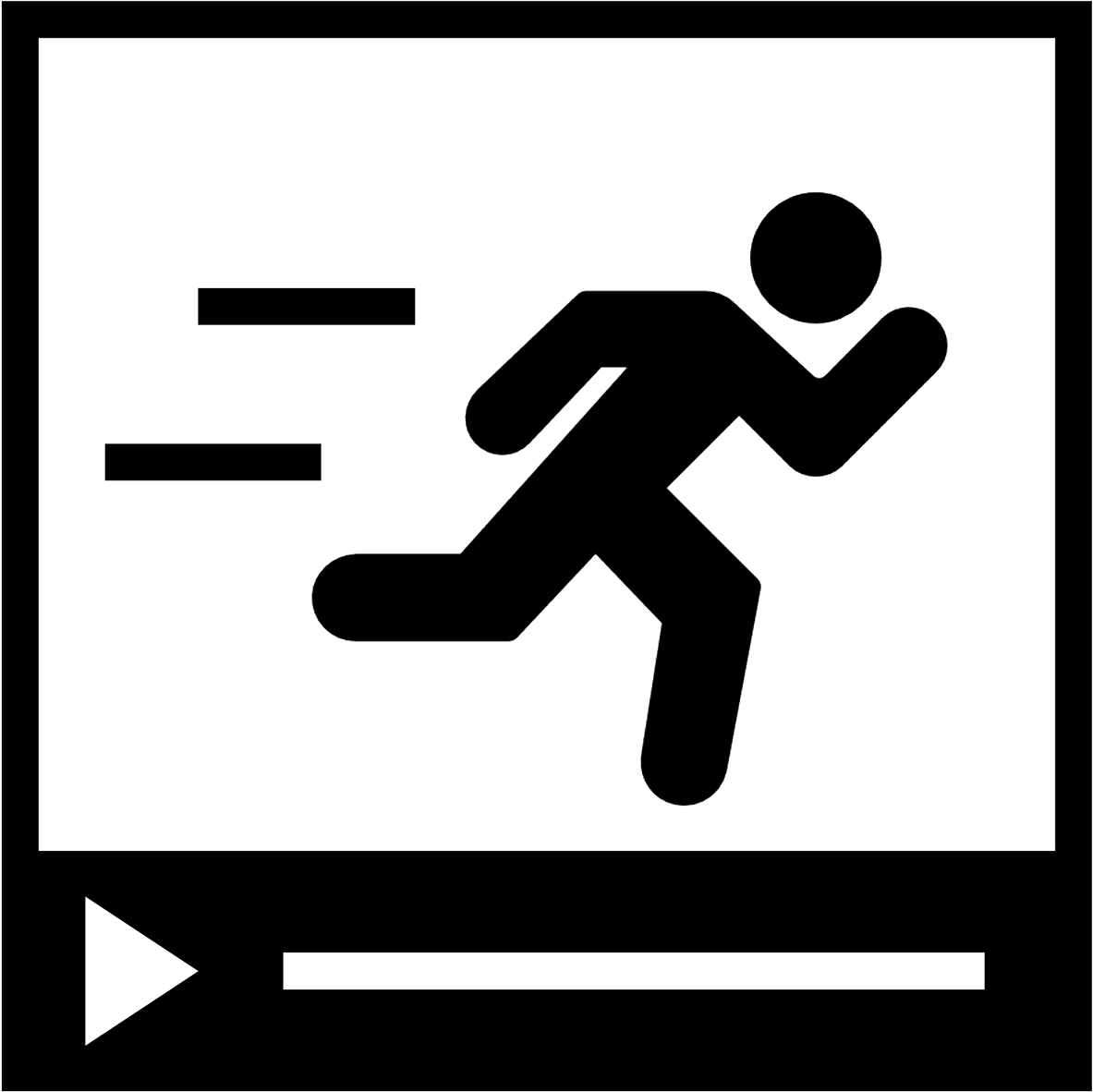 The General-purpose Icon For The Video Medium Should - Scalable Vector Graphics (1400x1400), Png Download