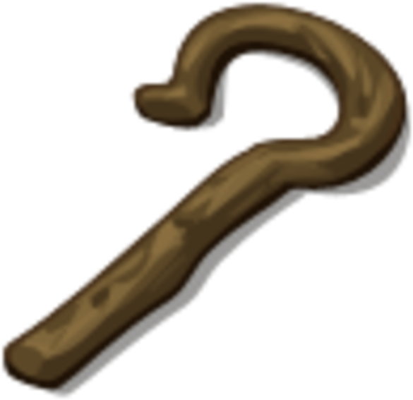 Shepherd's Staff Png - Shepherd Staff Transparent Background (600x600), Png Download
